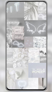 اسکرین شات 1 برنامه White Wallpaper