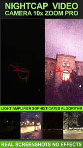 اسکرین شات برنامه NIGHT CAP NIGHT MODE HD ZOOM CAMERA (PHOTO, VIDEO) 1