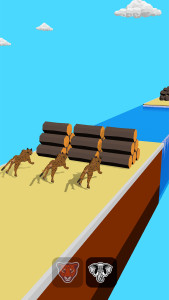 اسکرین شات 1 بازی Animal Transform: Epic Race 3D