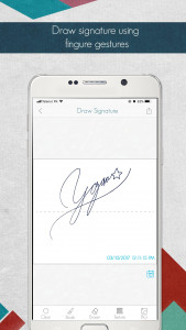 اسکرین شات 3 برنامه Autograph+: Signature Maker