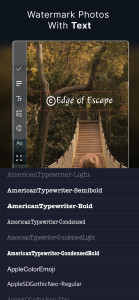 اسکرین شات 3 برنامه eZy Watermark Photos Lite