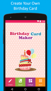 اسکرین شات برنامه Birthday Card Maker 1