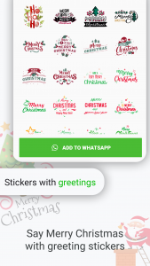 اسکرین شات برنامه Christmas Stickers for Whatsapp (WAStickersApp) 3