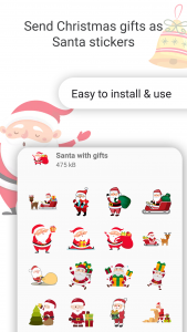 اسکرین شات برنامه Christmas Stickers for Whatsapp (WAStickersApp) 5