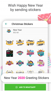 اسکرین شات برنامه Christmas Stickers for Whatsapp (WAStickersApp) 4