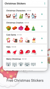 اسکرین شات برنامه Christmas Stickers for Whatsapp (WAStickersApp) 7