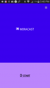 اسکرین شات برنامه Miracast 1