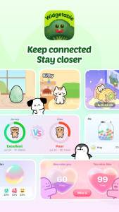 اسکرین شات 1 برنامه Widgetable: Besties & Couples