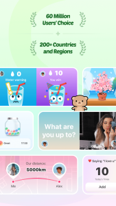 اسکرین شات 2 برنامه Widgetable: Besties & Couples