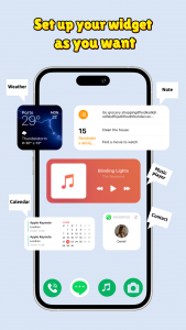 اسکرین شات برنامه Laka Widgets: Widget OS 18 7