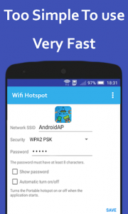 اسکرین شات برنامه Free WiFi Hotspot Unlimited Mobile Hotspot 2