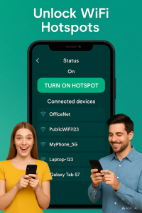 اسکرین شات 1 برنامه WiFi Analyzer: Wifi passwords