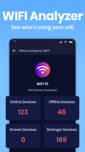 اسکرین شات برنامه WiFi Analyzer: Wifi passwords 5