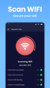 اسکرین شات برنامه آنالایزر WiFi: تست سرعت 3