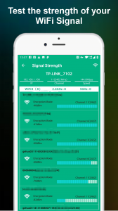 اسکرین شات برنامه WiFi Signal Strength Meter 2