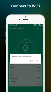 اسکرین شات برنامه WiFi Signal Strength Meter 4