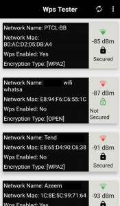 اسکرین شات برنامه Wifi Wps Pro 1
