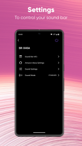 اسکرین شات 3 برنامه Sound Bar Controller