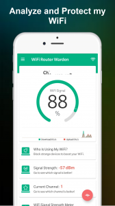 اسکرین شات برنامه WiFi Router Warden - Analyzer 1