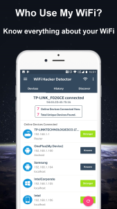 اسکرین شات 1 برنامه WiFi Detector: Who Use My WiFi