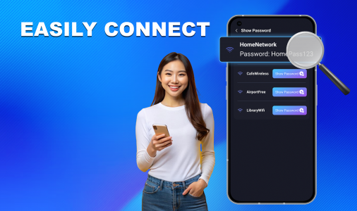 اسکرین شات 2 برنامه Show WiFi Password & WiFi List