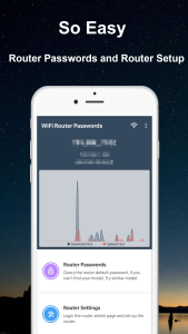 اسکرین شات 1 برنامه Default WiFi Router Passwords