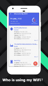 اسکرین شات 2 برنامه WiFi Scan - Who is on my WIFi?