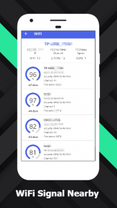 اسکرین شات برنامه WiFi Signal Strength Meter 3