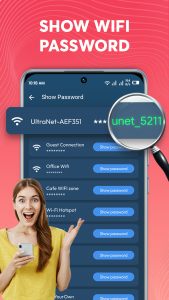 اسکرین شات برنامه WiFi Password Show WiFi Master 1