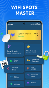 اسکرین شات برنامه WiFi Password Show WiFi Master 5