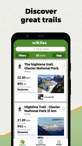 اسکرین شات برنامه Wikiloc Outdoor Navigation GPS 1