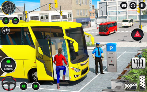 اسکرین شات برنامه Coach Bus Simulator Bus Games 2