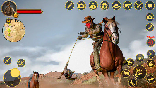 اسکرین شات بازی Wild West Cowboy: Guns Offline 1