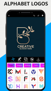 اسکرین شات برنامه Logo Maker : 3D Logo Designer 3