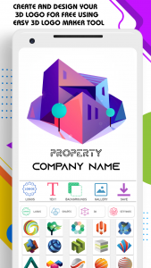 اسکرین شات برنامه 3D Logo Maker 2