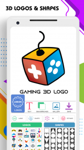 اسکرین شات برنامه 3D Logo Maker & Logo Creator 4