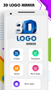 اسکرین شات برنامه 3D Logo Maker & Logo Creator 1