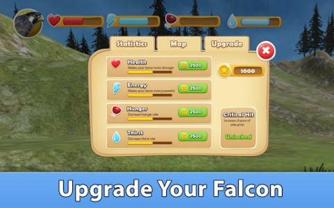 اسکرین شات بازی Falcon Bird Survival Simulator 4