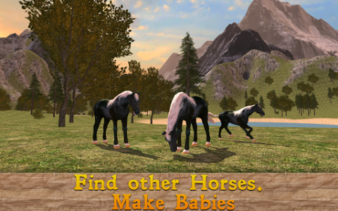 اسکرین شات بازی Family Horse Simulator 6