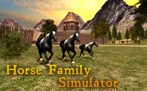 اسکرین شات بازی Family Horse Simulator 5