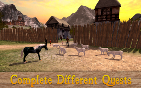 اسکرین شات بازی Family Horse Simulator 8