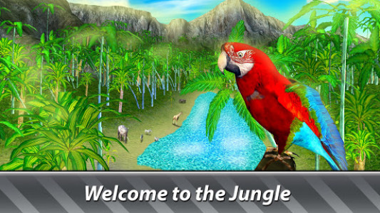 اسکرین شات بازی Jungle Parrot Simulator - try wild bird survival! 5