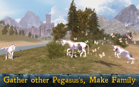 اسکرین شات بازی Pegasus Flying Horse Simulator 8