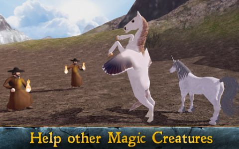 اسکرین شات بازی Pegasus Flying Horse Simulator 3