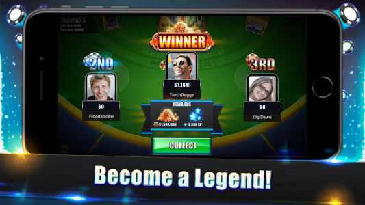 اسکرین شات بازی Blackjack Legends: 21 Online Multiplayer Casino 4