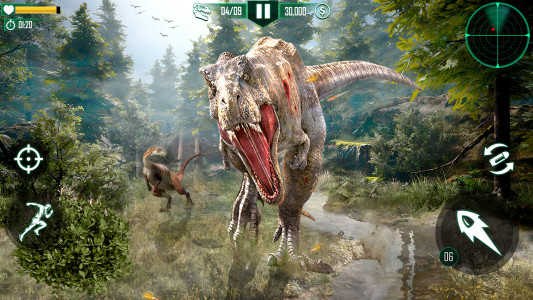 اسکرین شات 2 بازی Wild Dinosaur Hunting Gun Game