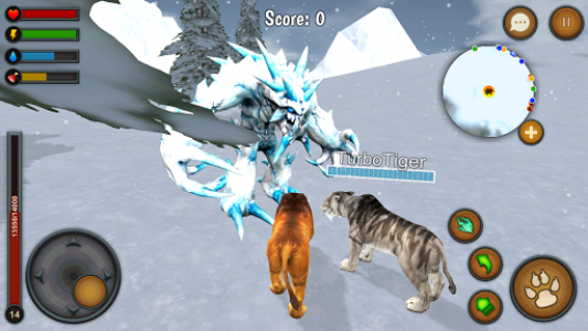 اسکرین شات بازی Sabertooth Tiger Chase Sim 6