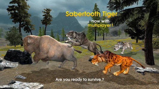 اسکرین شات بازی Sabertooth Tiger Chase Sim 8