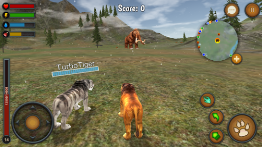 اسکرین شات بازی Sabertooth Tiger Chase Sim 4