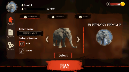 اسکرین شات بازی The Elephant 1